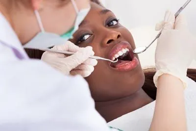 patient receiving a dental checkup at Southard Family Dentistry